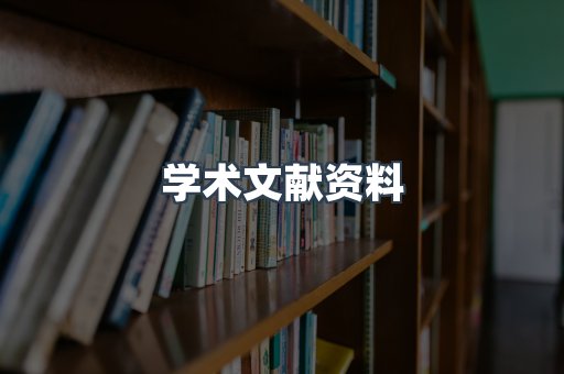 学术文献资料